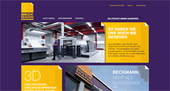 Desktop Screenshot of beckmann-werne.de